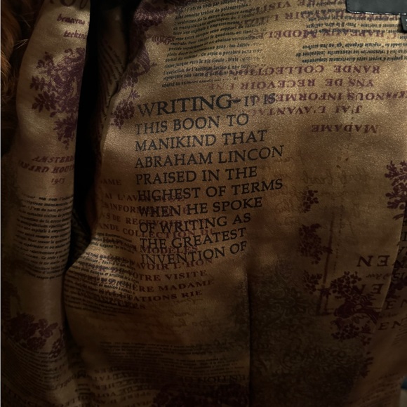 Vintage Stephen’s Leather Blazer with Fox fur Collar - Picture 5 of 13